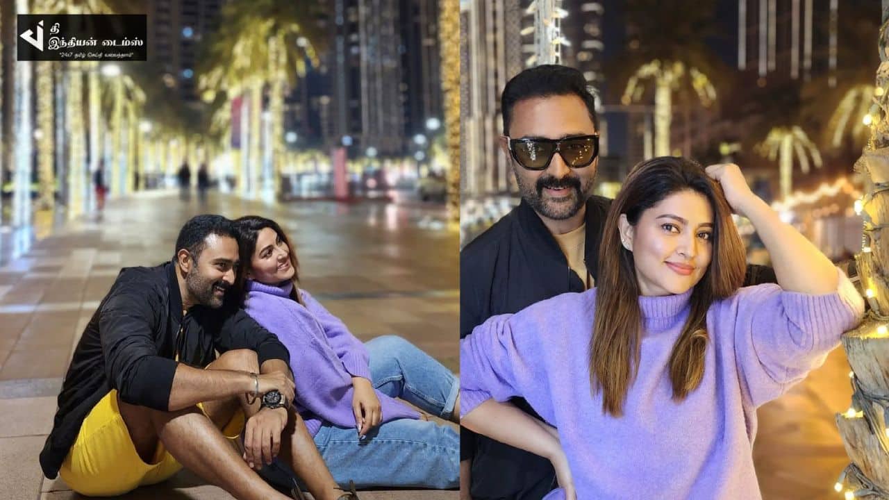 மனைவி சினேகா உடன் நடிகர் பிரசன்னா விடுமுறை கொண்டாட்டம்