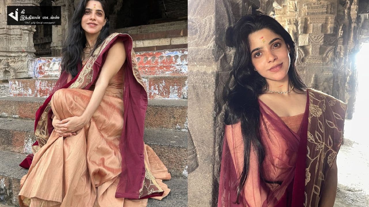 Traditional LOOK-ல் கலக்கும் பேச்சுலர் பட நாயகி திவ்ய பாரதி