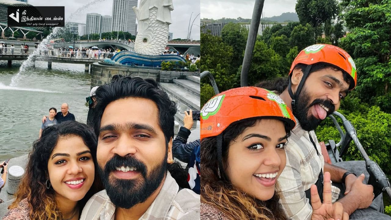 கணவருடன் சிங்கப்பூர் நாட்டிற்கு தேனிலவு சென்ற சூப்பர் சிங்கர் ப்ரியா ஜெர்சன்