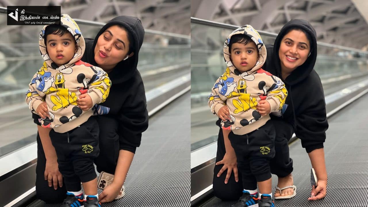 மகனுடன் நடிகை பூர்ணாவின் லேட்டஸ்ட் கிளிக்ஸ்