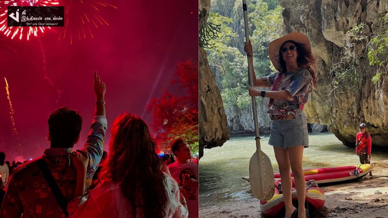 HoneyMoon சென்ற நடிகை கீர்த்தி சுரேஷின் அழகிய புகைப்படங்கள்