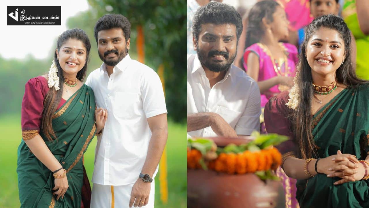 பொங்கல் பண்டிகையை கொண்டாடிய நடிகை ஸ்ரேயா சித்து