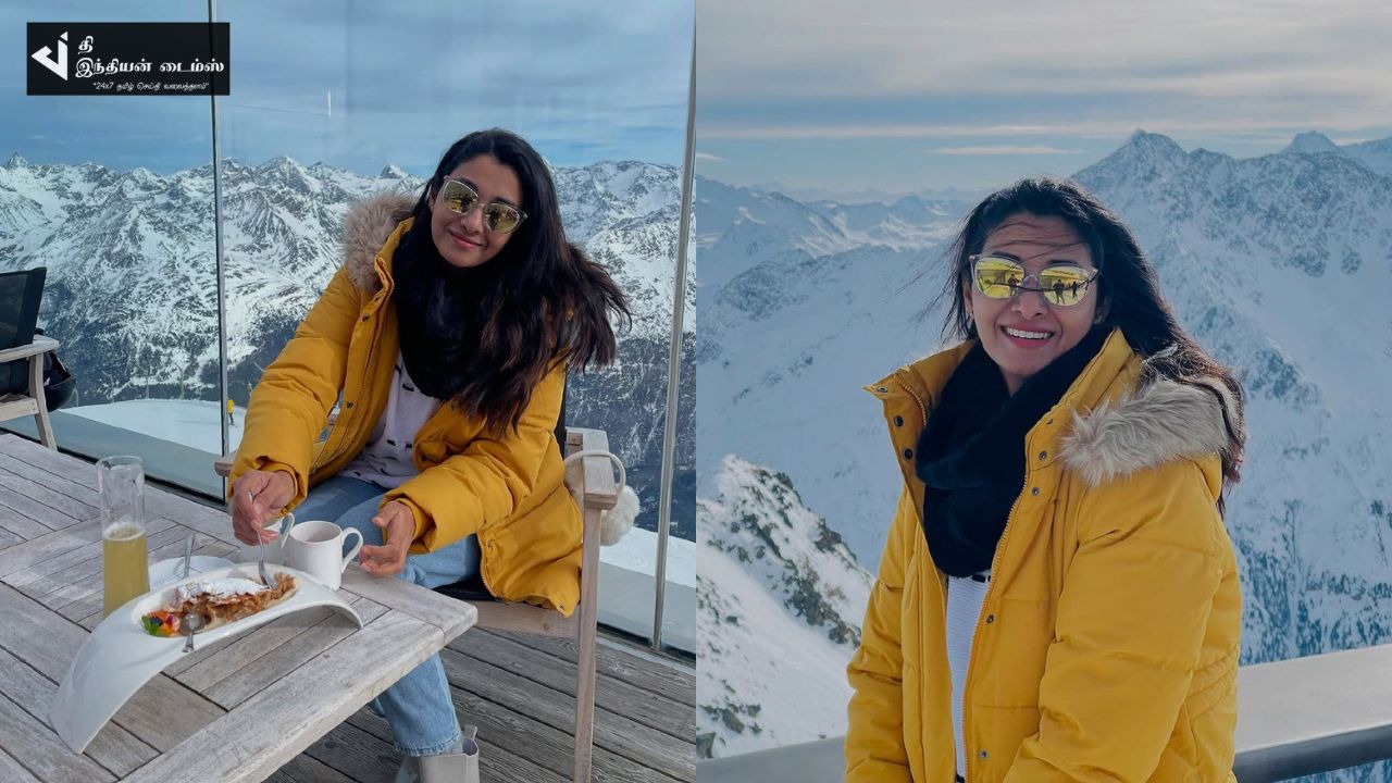 பனி பிரதேசத்தில் விடுமுறையை கொண்டாடும் நடிகை பிரியா பவானி சங்கர்