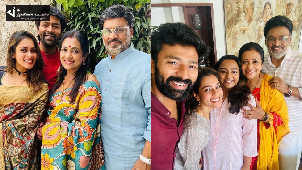 குடும்பத்துடன் பிறந்தநாளை கொண்டாடிய நடிகர் பாக்யராஜ்