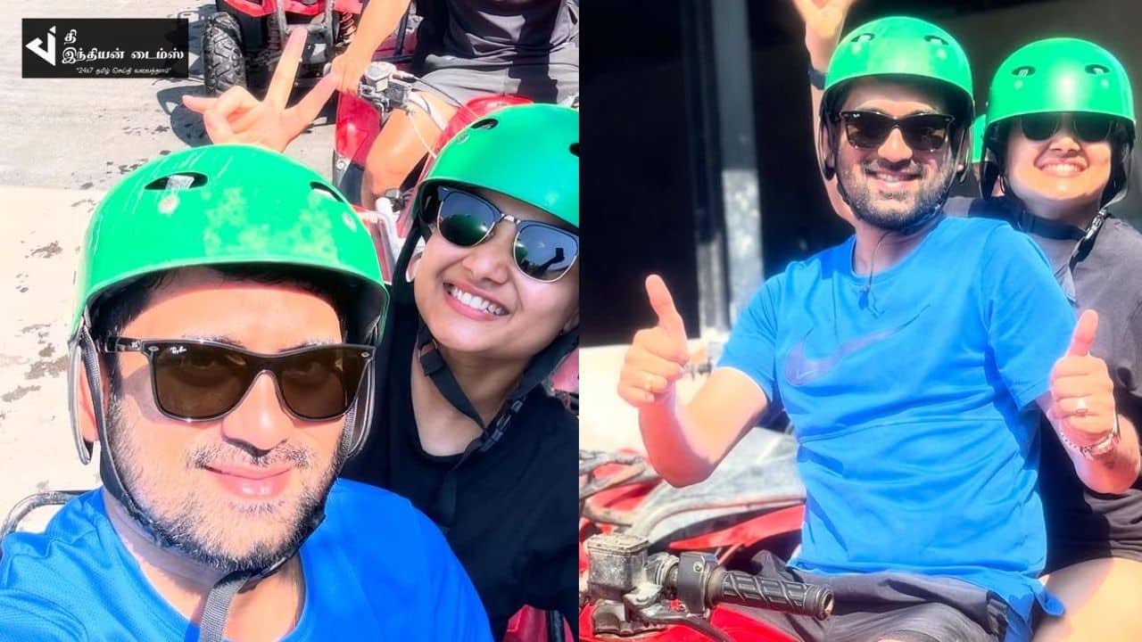 கணவருடன் BALI-ல் VIBE செய்யும் ரோஜா சீரியல் நாயகி ப்ரியங்கா