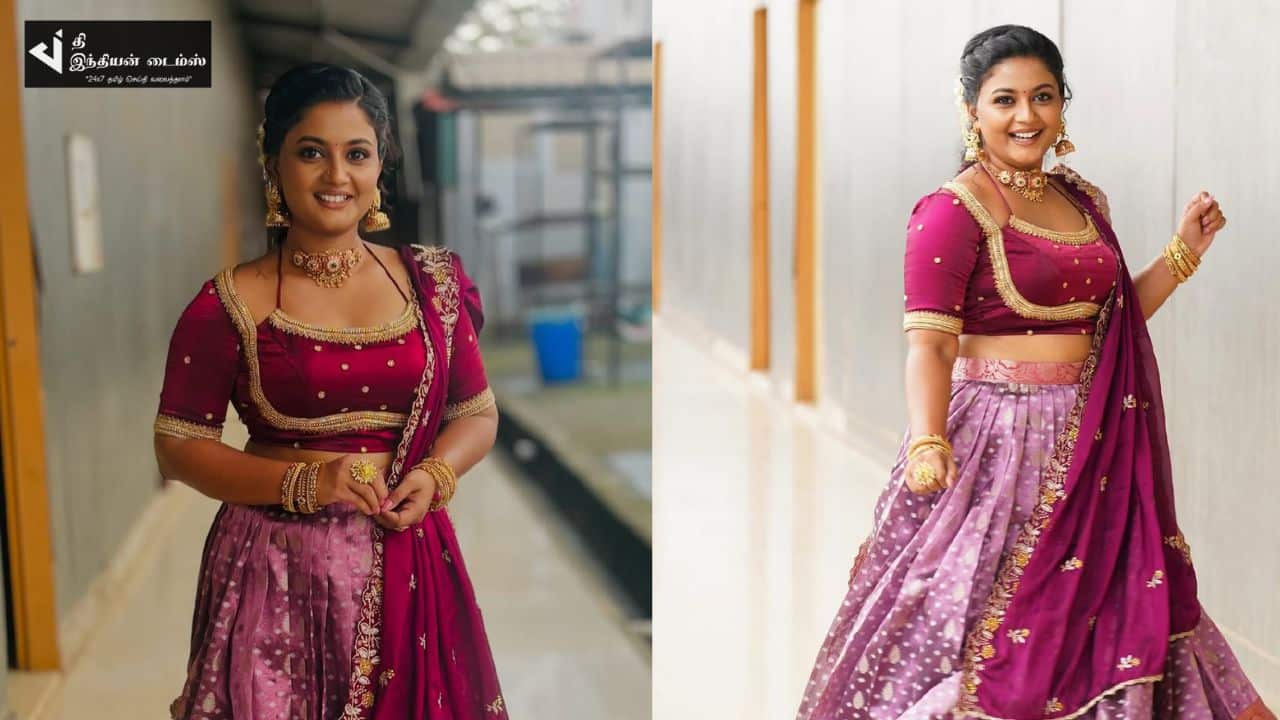 அழகில் இளைஞர்களை சுண்டி இழுக்கும் சிறகடிக்க ஆசை சீரியல் நாயகி மீனா