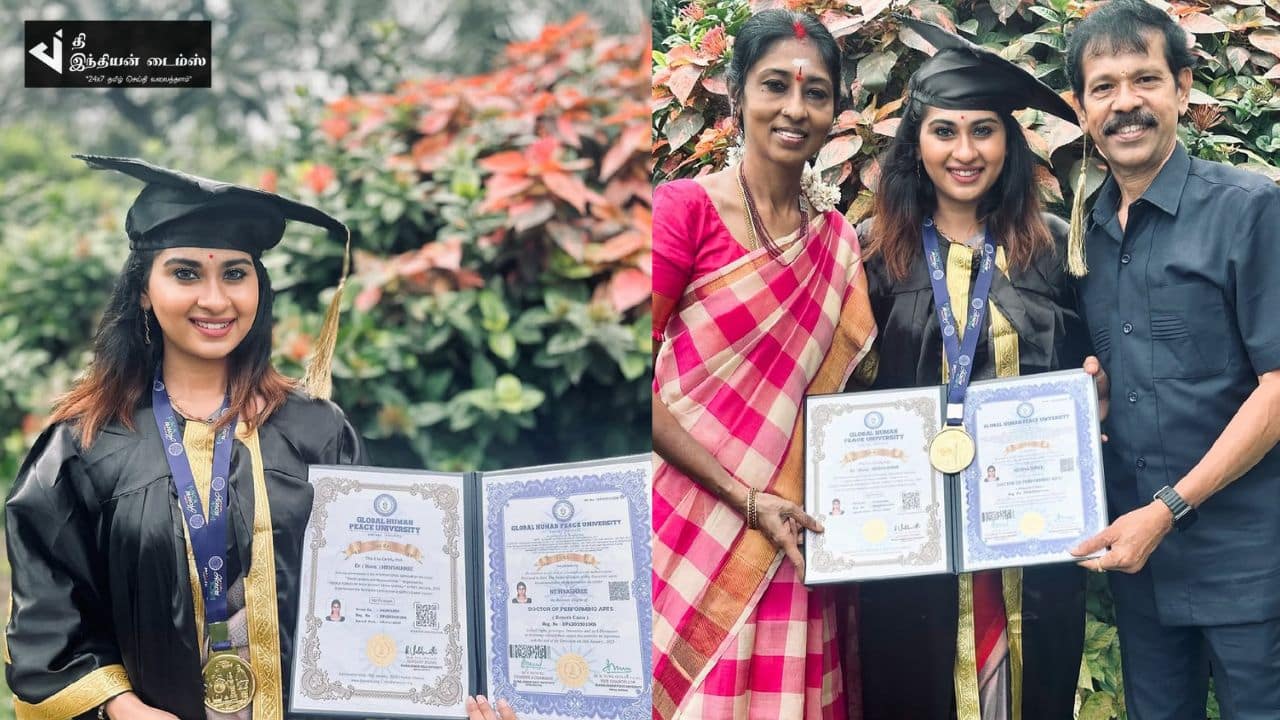 டாக்டர் பட்டம் வாங்கிய சூப்பர் சிங்கர் நித்ய ஸ்ரீ
