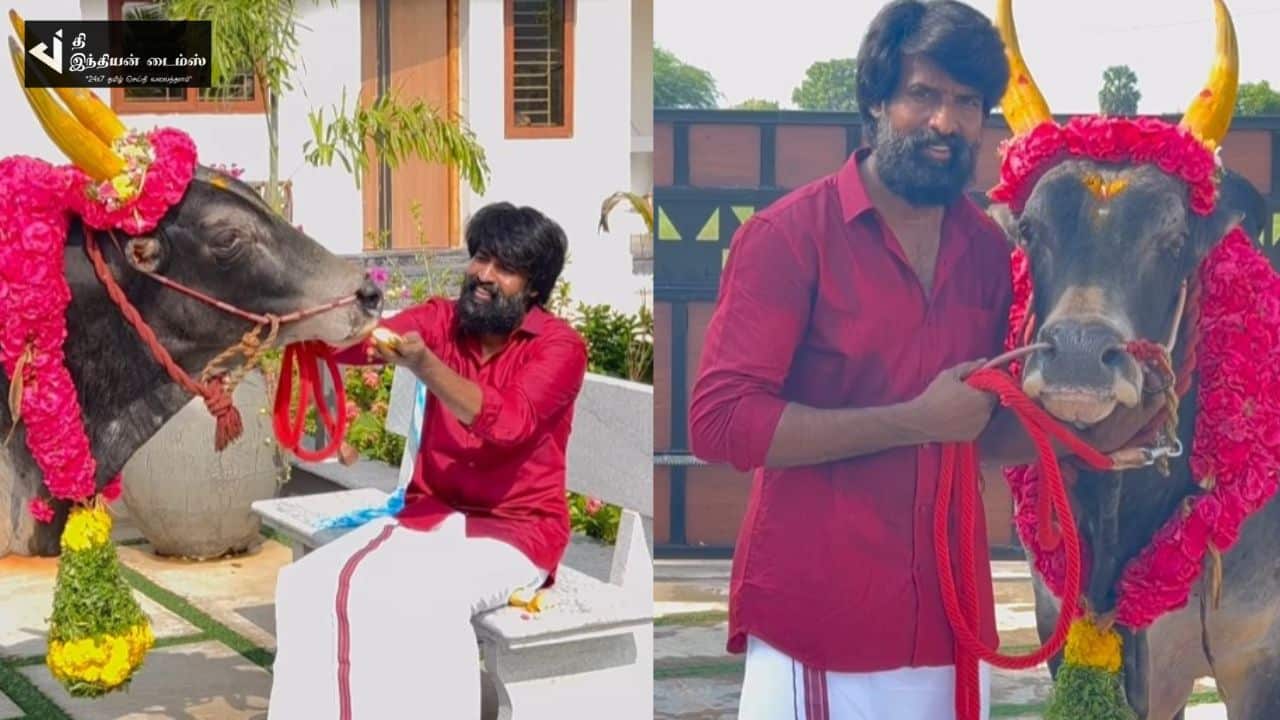 ஜல்லிக்கட்டுக்கு தனது கருப்பனை தயார் படுத்திய நடிகர் சூரி