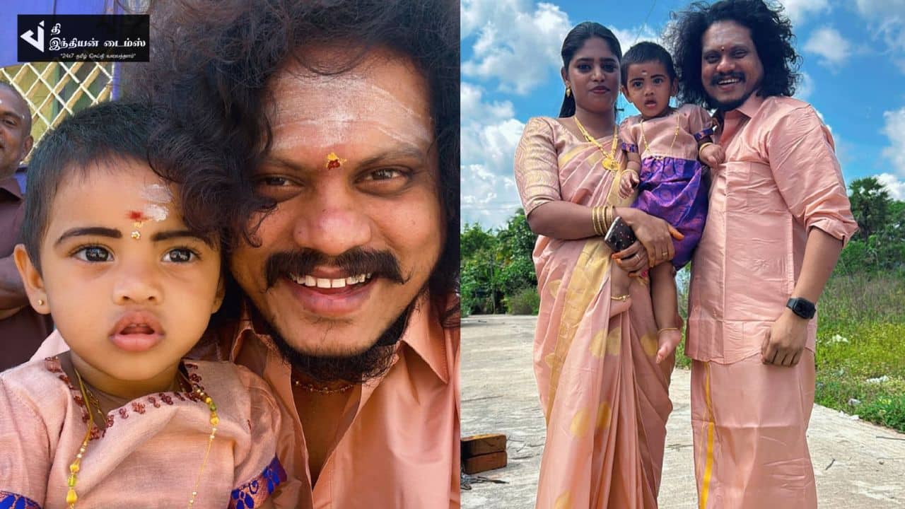 இன்று குடும்பத்துடன் பொங்கலை கொண்டாடிய விஜய் டிவி புகழ்