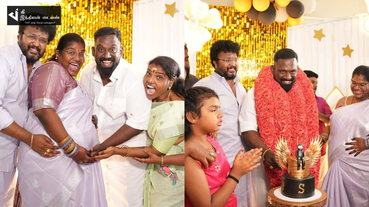 ரோபோ சங்கர் பிறந்தநாளை கோலாகலமாக கொண்டாடிய குடும்பத்தினர்