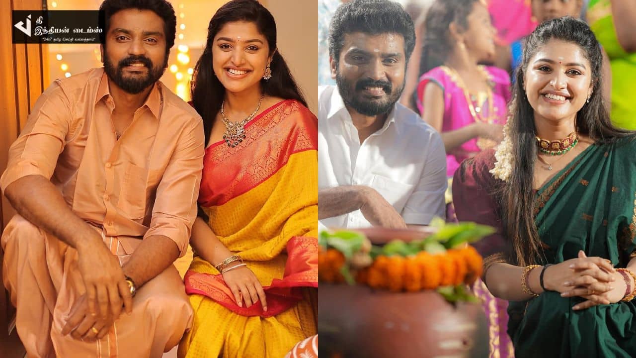 ஸ்ரேயா சித்து பொங்கல் பண்டிகை கொண்டாட்டம்