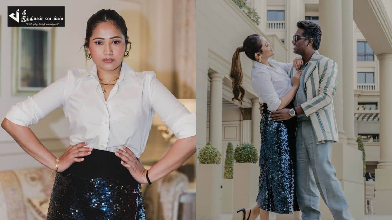 மனைவி பிரியா உடன் போட்டோஷூட்டில் மாஸ் காட்டும் இயக்குனர் அட்லீ