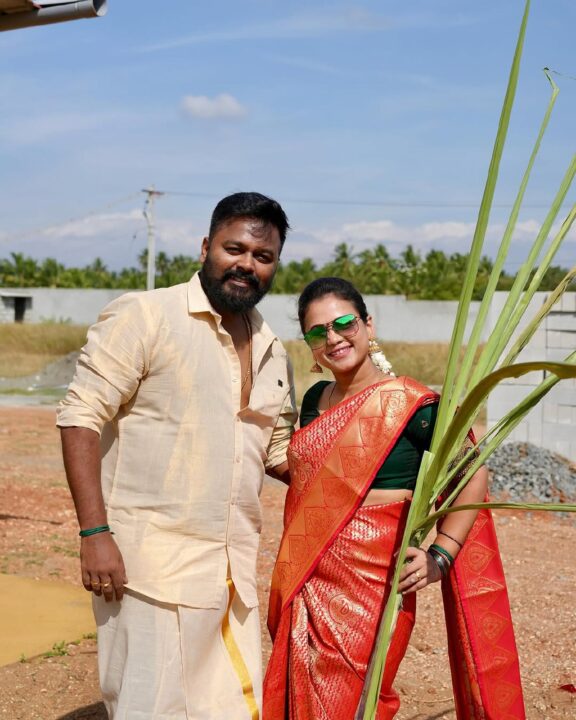 தனது பண்ணை வீட்டில் பொங்கலை கொண்டாடிய குக் வித் கோமாளி மணிமேகலை 1