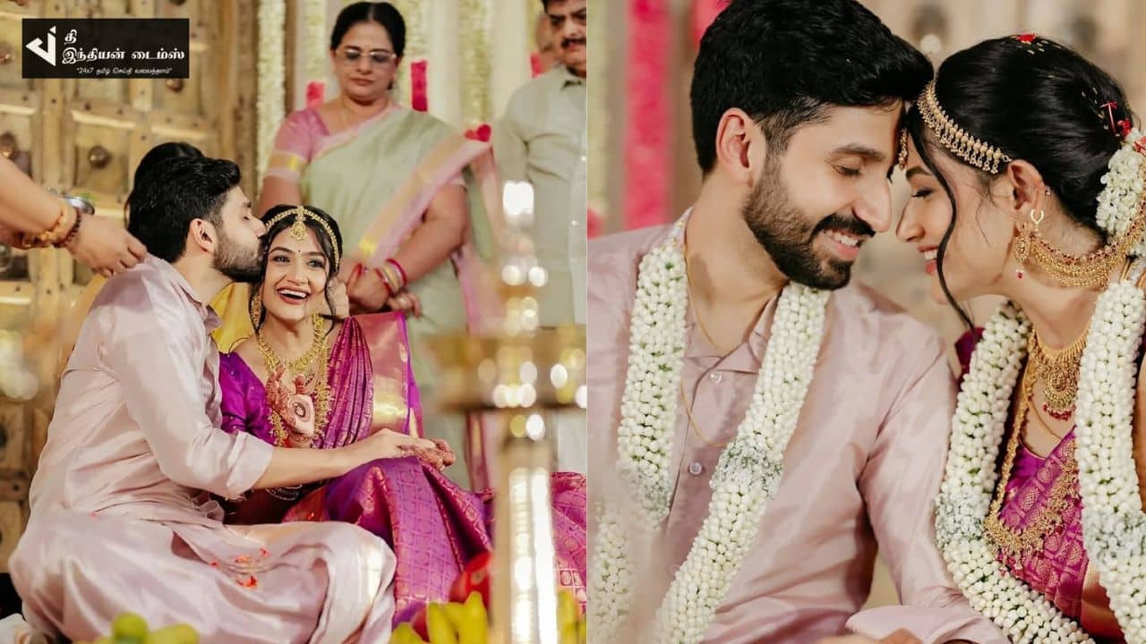 கோலாகலமாக நடைபெற்ற முதல் நீ முடிவும் நீ பட நாயகன் கிஷன் தாஸ் திருமணம்