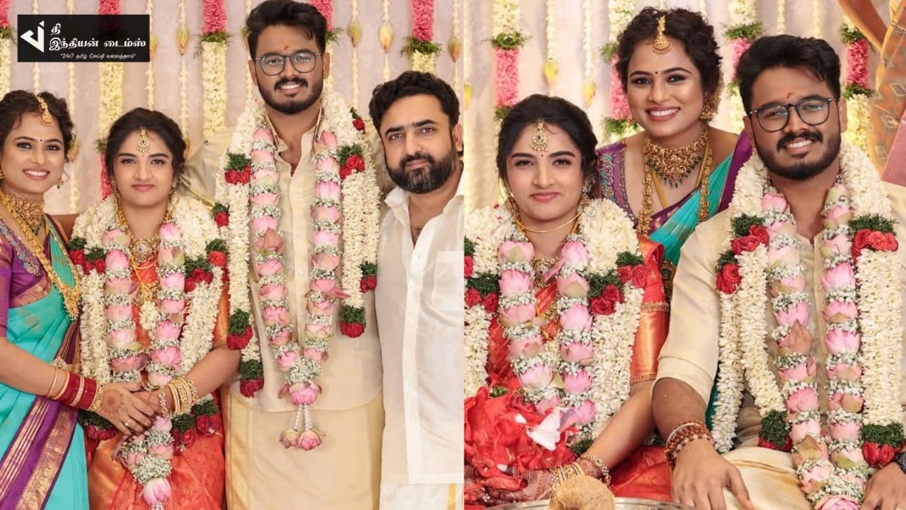 தம்பி திருமணத்தை முன் நின்று நடத்திய அக்கா ரம்யா பாண்டியன்