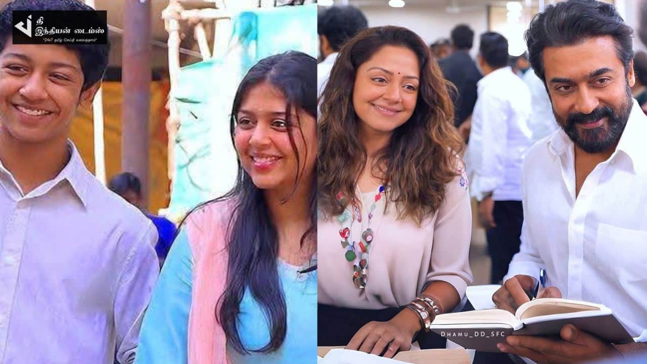 அகரம் அலுவலக திறப்பு விழாவில் கலந்துகொண்ட நடிகர் சூர்யா குடும்பத்தினர்