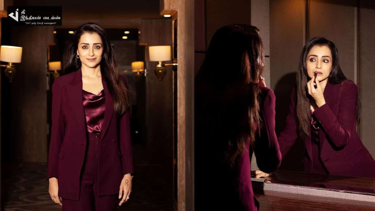 நடிகை த்ரிஷாவின் செம்ம கியூட்டான லேட்டஸ்ட் கிளிக்ஸ்