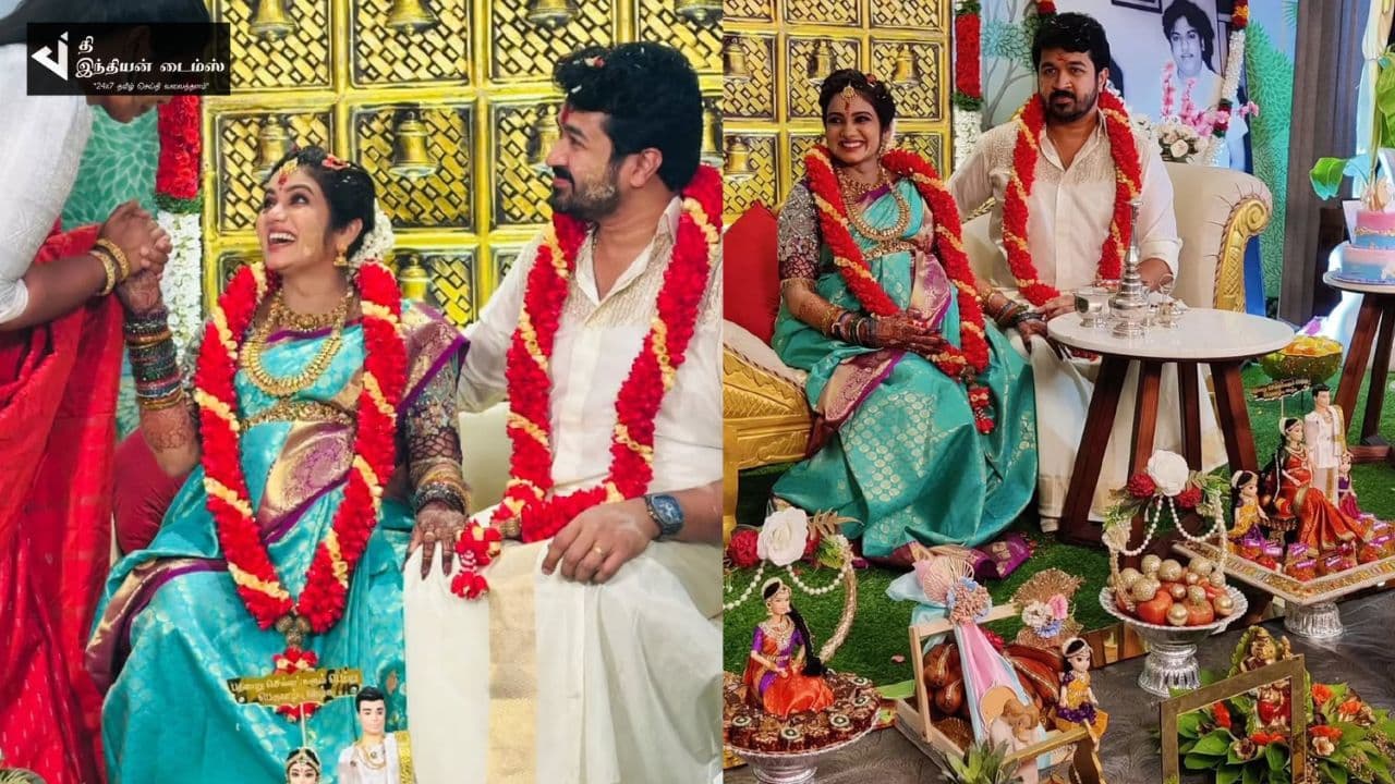 இன்று கோலாகலமாக நடைபெற்ற நாதஸ்வரம் சீரியல் நாயகி ஸ்ரித்திகாவின் வளைகாப்பு புகைப்படங்கள்