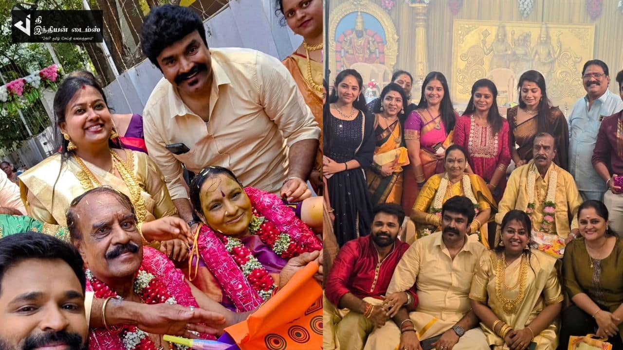 அம்மா அப்பாவின் 80வது திருமண நாளை கொண்டாடிய சீரியல் நடிகர் ராஜ்கமல்