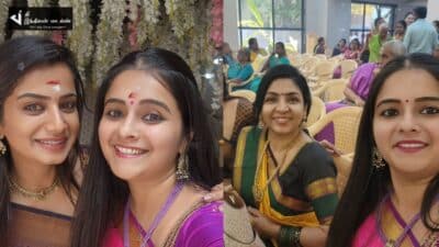 திருமண நிகழ்ச்சியில் ஒன்று கூடிய எதிர்நீச்சல் சீரியல் நடிகர்கள் 1