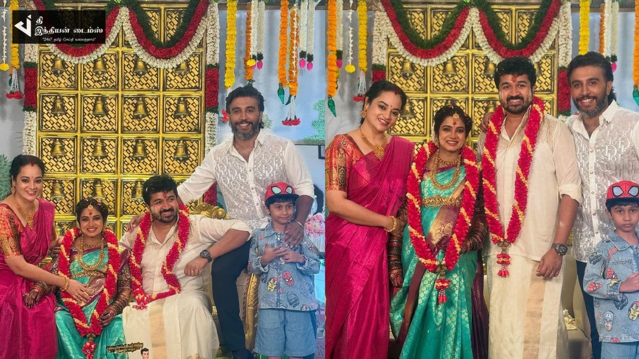 சீரியல் நடிகை ஸ்ரித்திகா வளைகாப்பில் கலந்துகொண்ட பிக் பாஸ் சுஜா வருணே