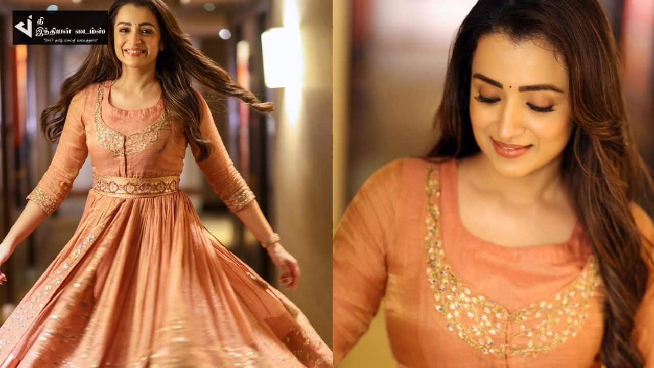 என்ன நடை என்ன நடை.. ஏறி வாரா ஜிலுக்கா..! நடிகை த்ரிஷாவின் வெறித்தனமாக புகைப்படங்கள்