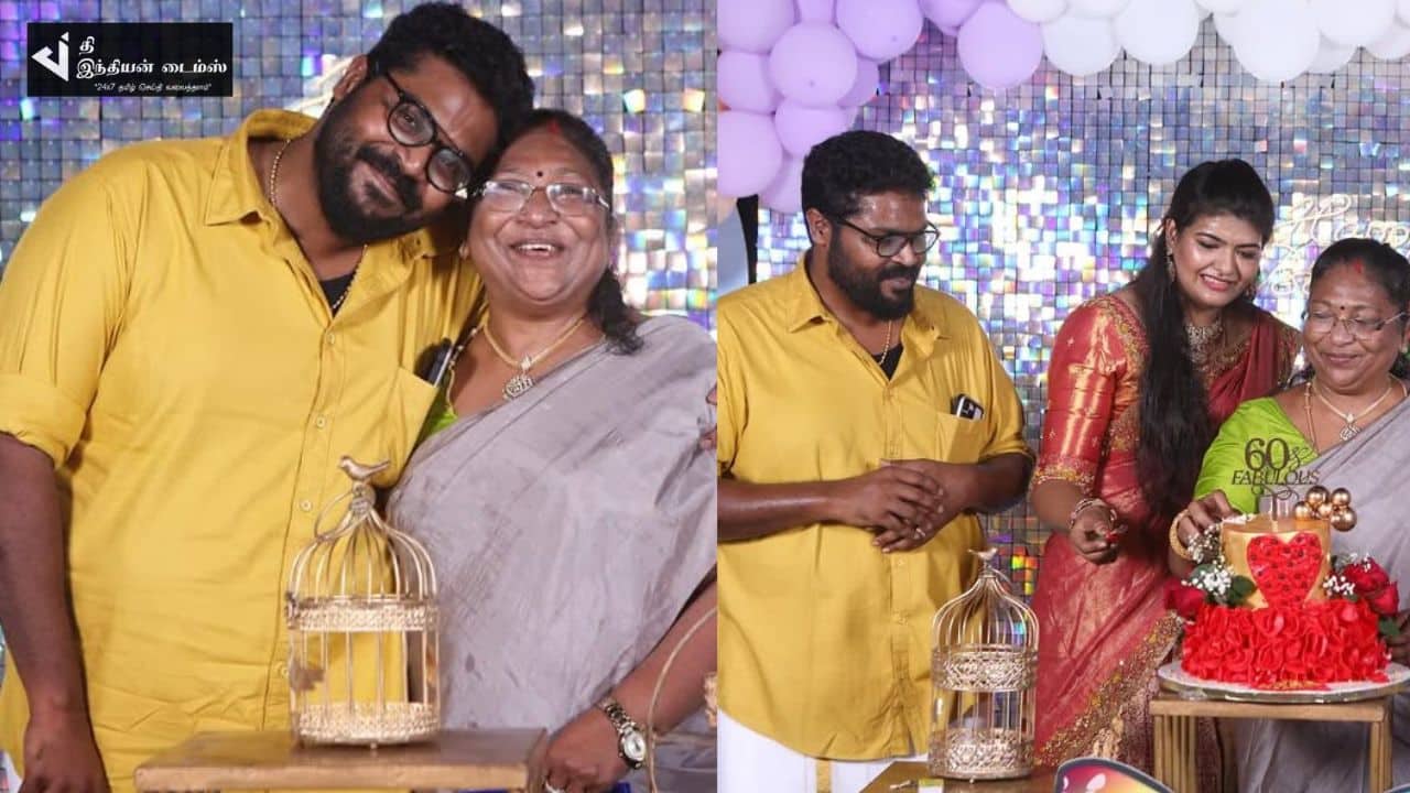 தனது அம்மாவின் 60வது பிறந்தநாளை கொண்டாடிய இயக்குனர் அஜய் ஞானமுத்து