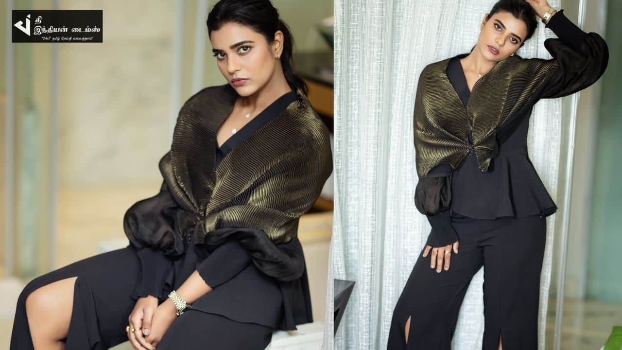 மாடர்ன் உடையில் நடிகை ஐஸ்வர்யா ராஜேஷின் மிரட்டலான லுக்