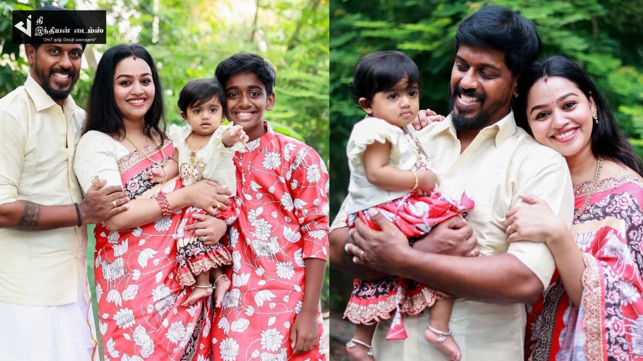 சீரியல் நடிகை காயத்ரி யுவராஜின் அழகிய குடும்ப புகைப்படங்கள்