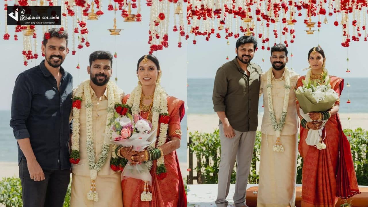 BLUE STAR பட ஒளிப்பதிவாளர் திருமணத்தில் கலந்துகொண்ட பிரபலங்கள்