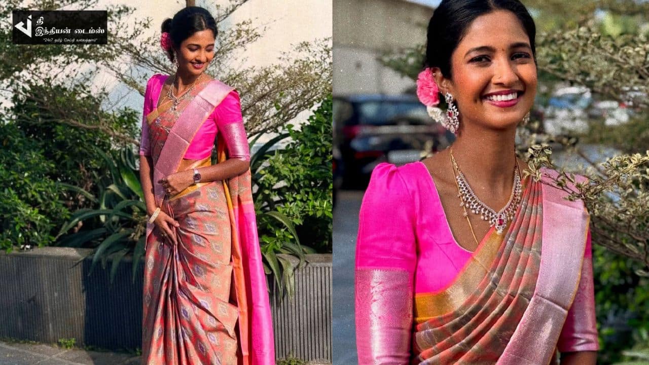 சகோதரனின் திருமணத்தில் கலந்துகொண்ட நடிகை கீர்த்தி பாண்டியனின் லேட்டஸ்ட் கிளிக்ஸ்