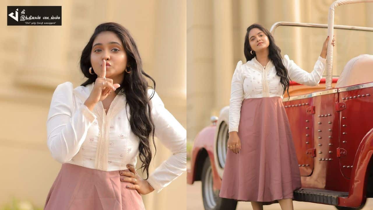 எமி ஜாக்சன் போல மாறிய சின்ன மருமகள் சீரியல் நாயகி ஸ்வேதா