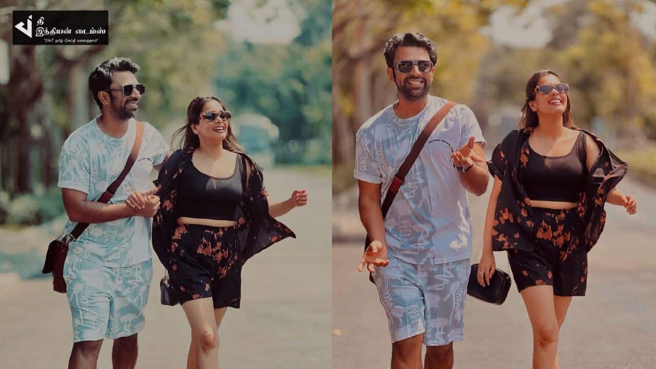 மனைவி கிகி உடன் வெளிநாட்டில் நடிகர் சாந்தனு பாக்யராஜ் விடுமுறை கொண்டாட்டம்