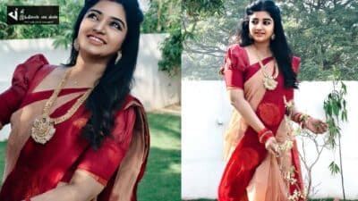 சேலையில் சீரியல் நடிகை மஹாலக்ஷ்மி ரவீந்தரின் செம்ம கியூட்டான புகைப்படங்கள் 94