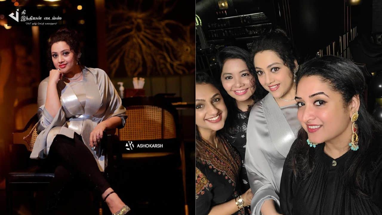 கோலாகலமாக நடைபெற்ற நடிகை மீனா பிறந்தநாள் கொண்டாட்ட புகைப்படங்கள்