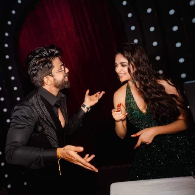 கணவருடன் பார்ட்டியில் டான்ஸ் ஆடி அசத்திய நடிகை கீர்த்தி சுரேஷ் 2