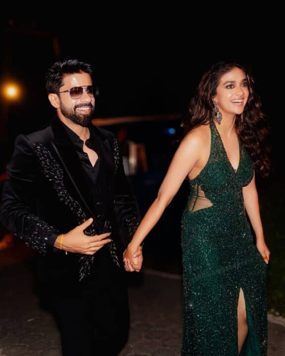 கணவருடன் பார்ட்டியில் டான்ஸ் ஆடி அசத்திய நடிகை கீர்த்தி சுரேஷ் 3