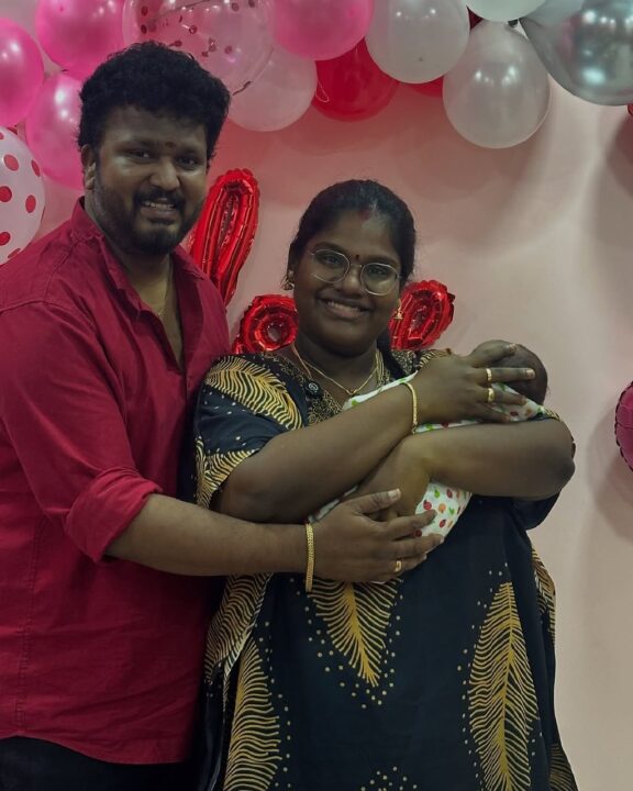 கணவருடன் காதலர் தினத்தை கொண்டாடிய இந்திரஜா ரோபோ சங்கர் 3