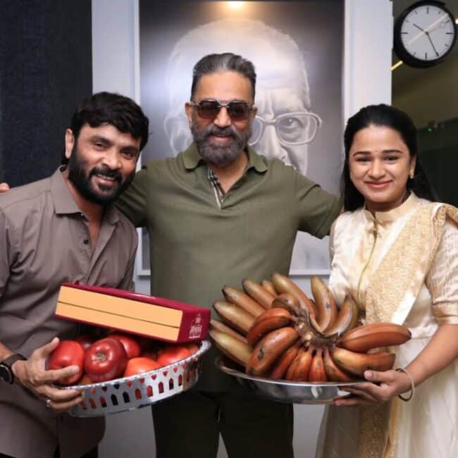 சினேகன் கன்னிகாவின் இரட்டை குழந்தைகளுக்கு பெயர் வைத்த கமல்ஹாசன் 4