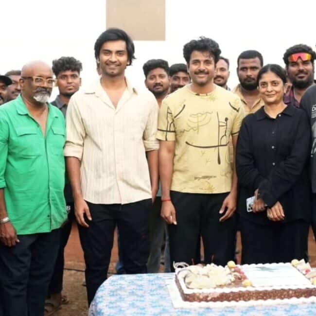 பராசக்தி படப்பிடிப்பில் பிறந்தநாளை கொண்டாடிய நடிகர் சிவகார்த்திகேயன் 2