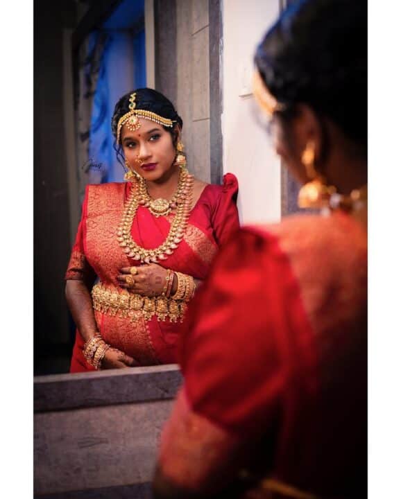 நிறை மாதத்தில் சுந்தரி சீரியல் கேபிரியல் போட்டோஷூட் 2