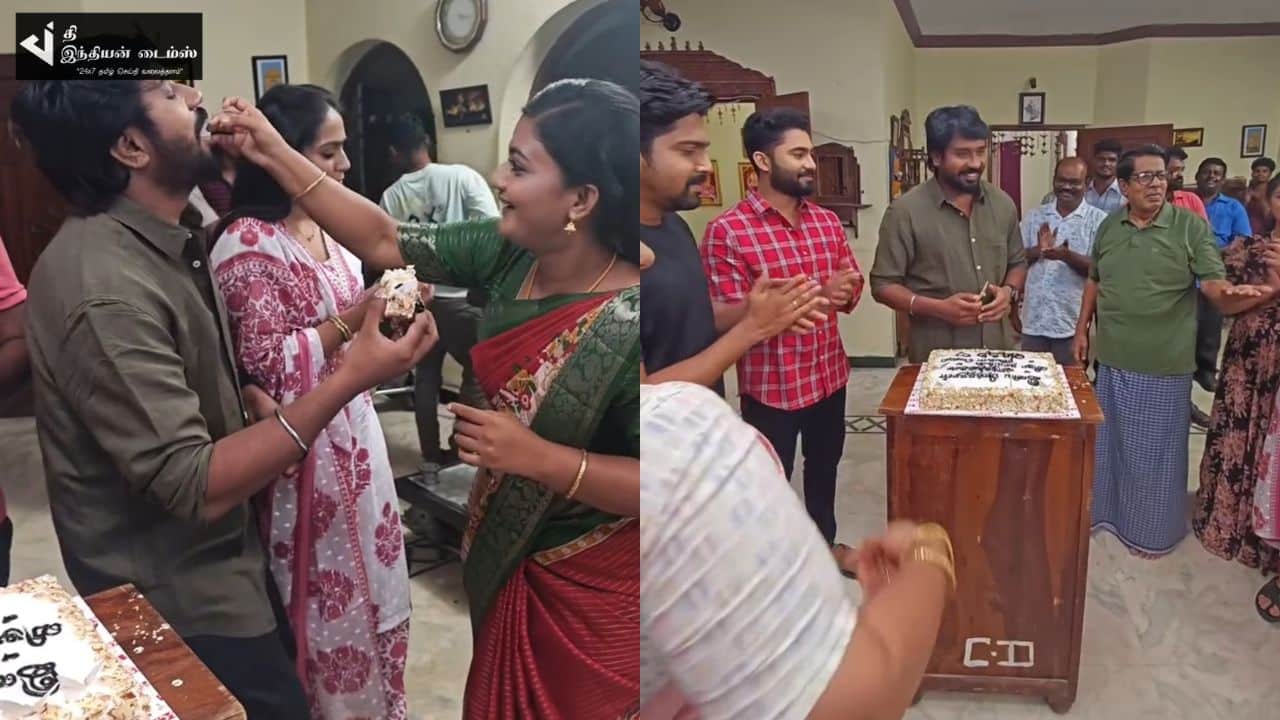 சிறகடிக்க ஆசை படப்பிடிப்பில் பிறந்தநாள் கொண்டாடிய நாயகன் முத்து