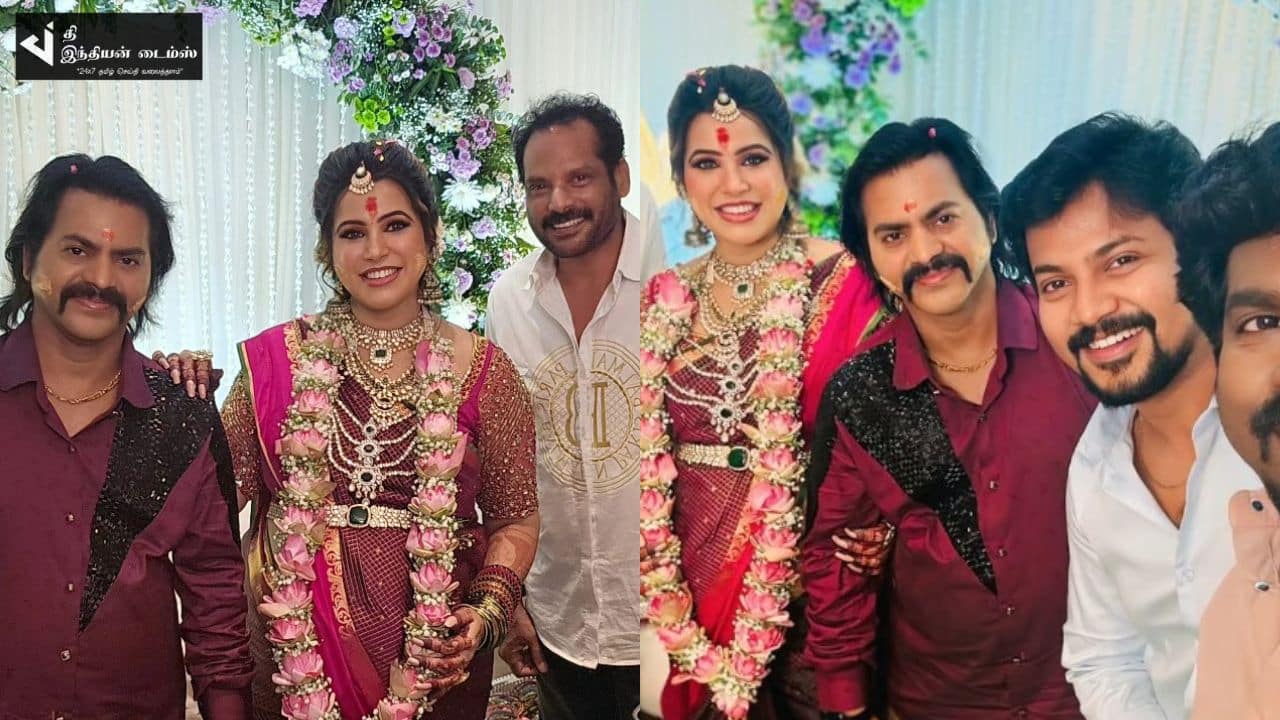 கோலாகலமாக நடைபெற்ற ரெடின் கிங்ஸ்லி மனைவி சங்கீதா வளைகாப்பு புகைப்படங்கள்