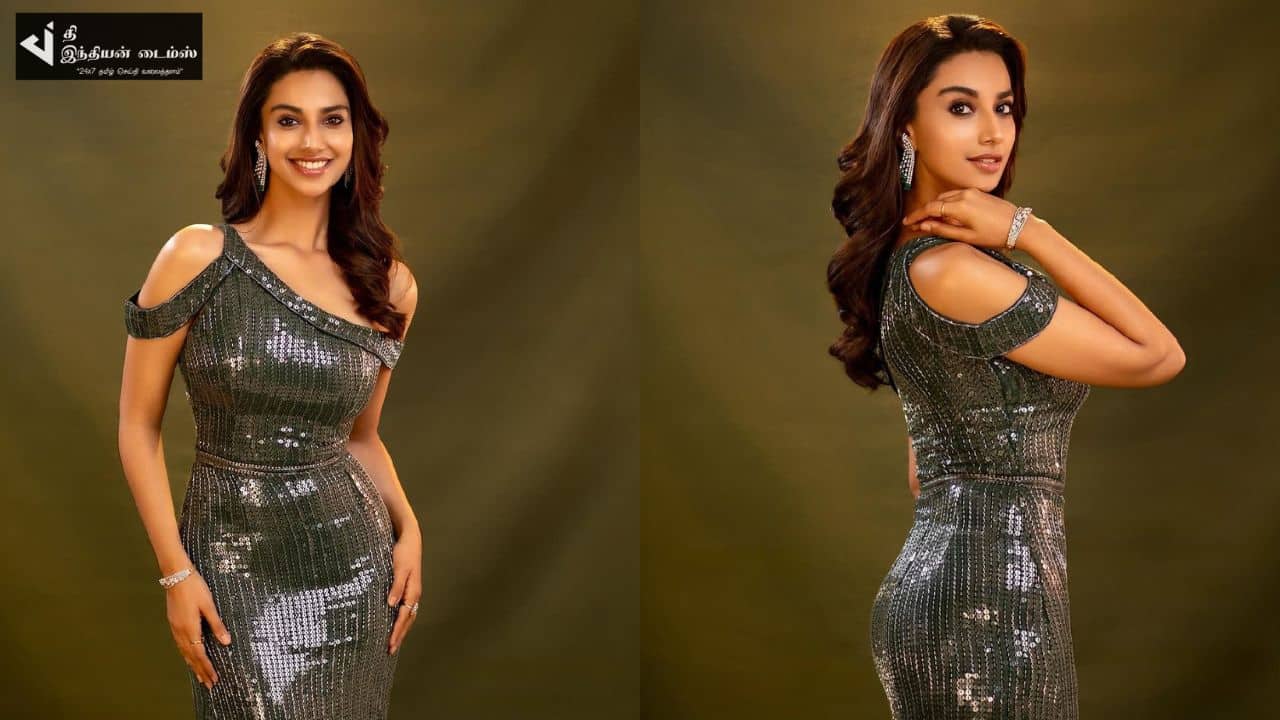 அழகில் இளைஞர்களை இழுக்கும் பிரபல நடிகை மீனாட்சி சௌத்திரி