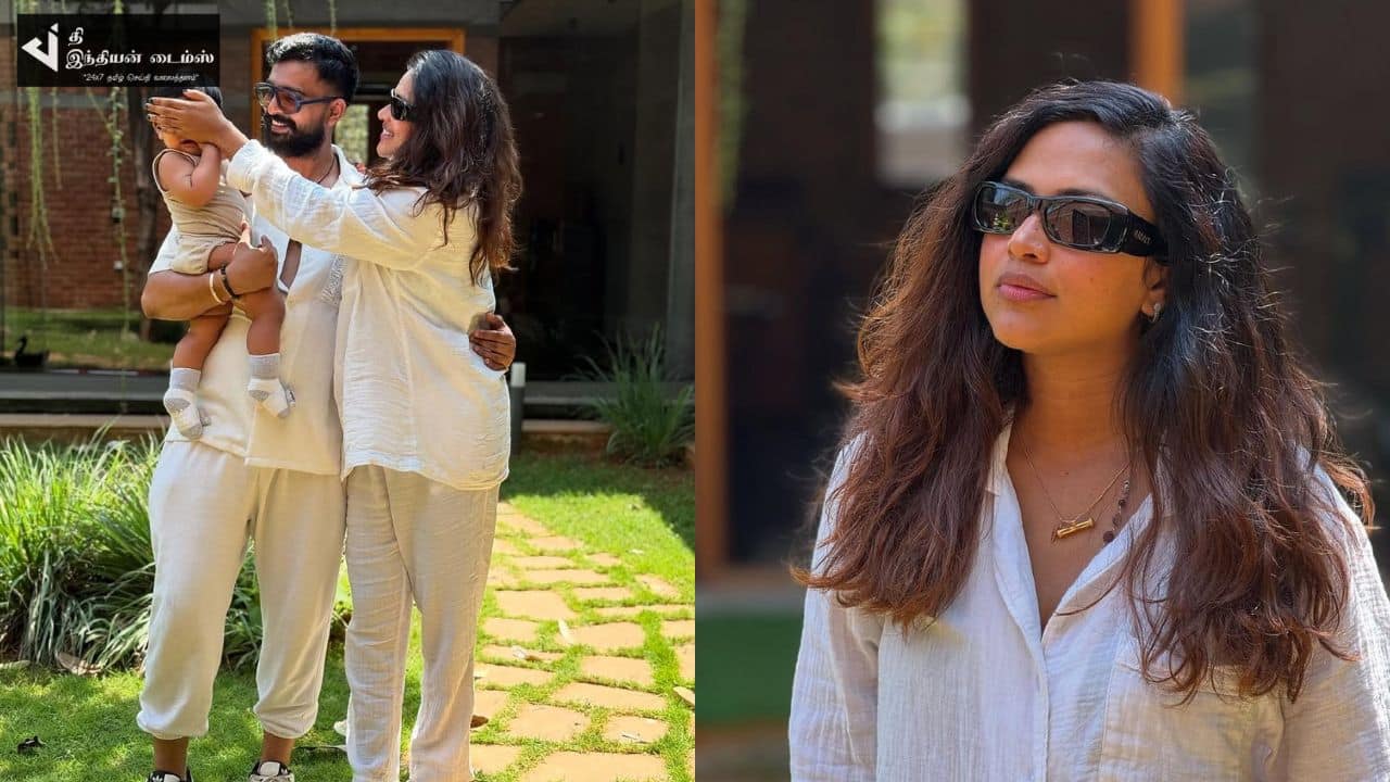 குடும்பத்துடன் நடிகை அமலாபால் WEEKEND கொண்டாட்டம்