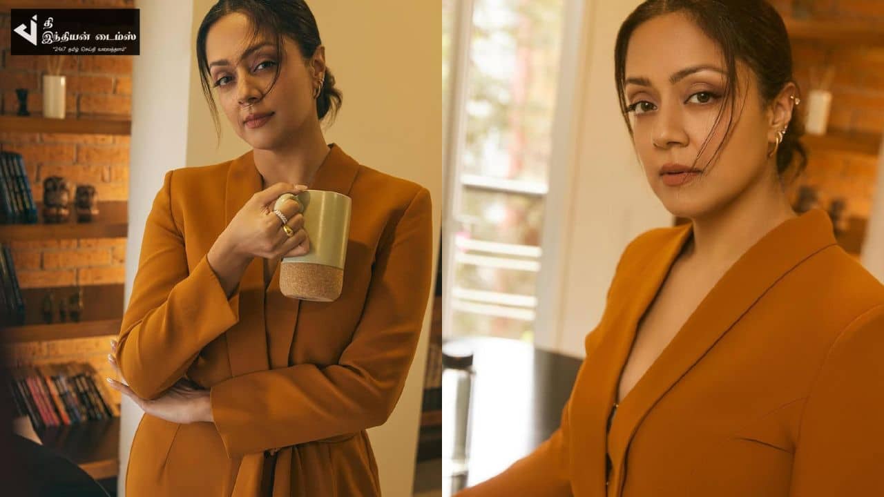 போட்டோஷூட்டில் தூள் கிளப்பும் நடிகை ஜோதிகா