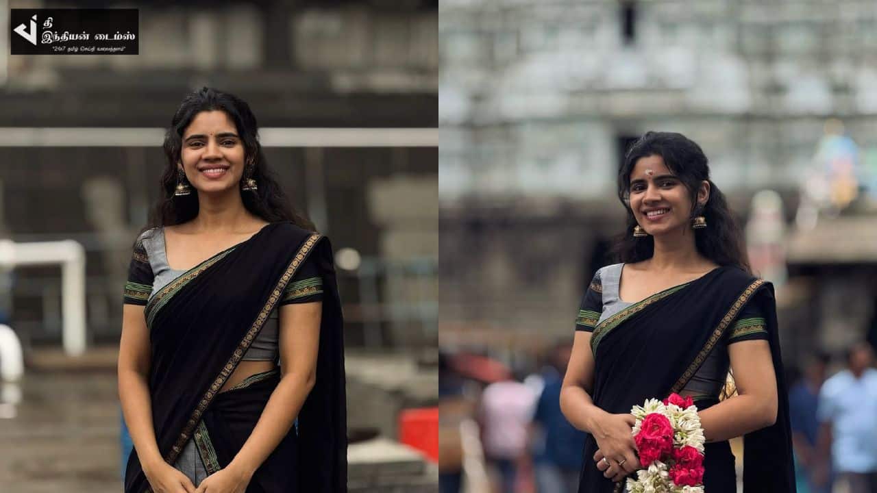 திருவண்ணாமலை கோவிலில் சுவாமி தரிசனம் செய்த பிக் பாஸ் சௌந்தர்யா