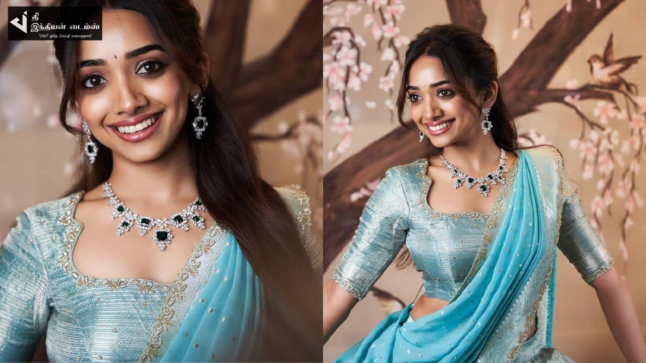 குடும்பஸ்தன் பட நாயகி சான்வி மேகனாவின் செம்ம அழகிய லேட்டஸ்ட் புகைப்படங்கள்
