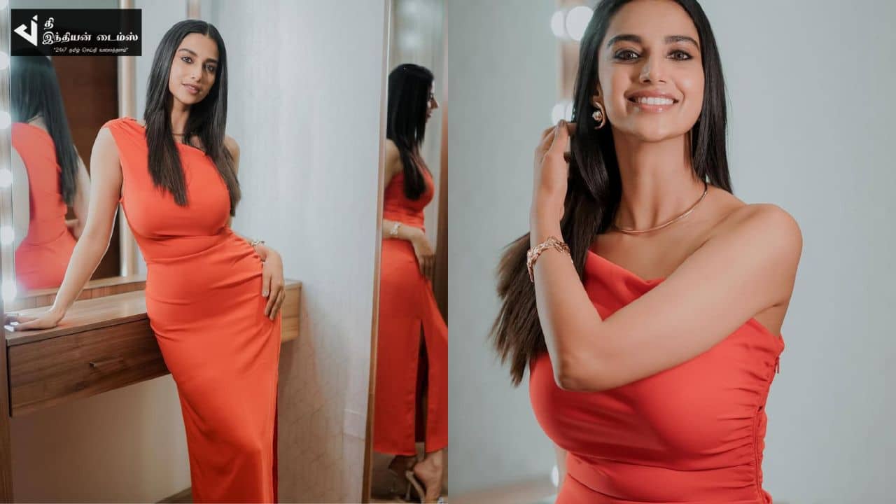 அழகில் இளைஞர்களை சுண்டி இழுக்கும் நடிகை மீனாட்சி சௌத்திரி