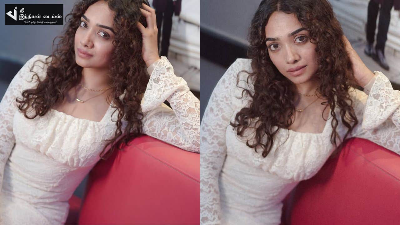 குடும்பஸ்தன் பட நாயகி சான்வியின் லேட்டஸ்ட் கிளிக்ஸ்